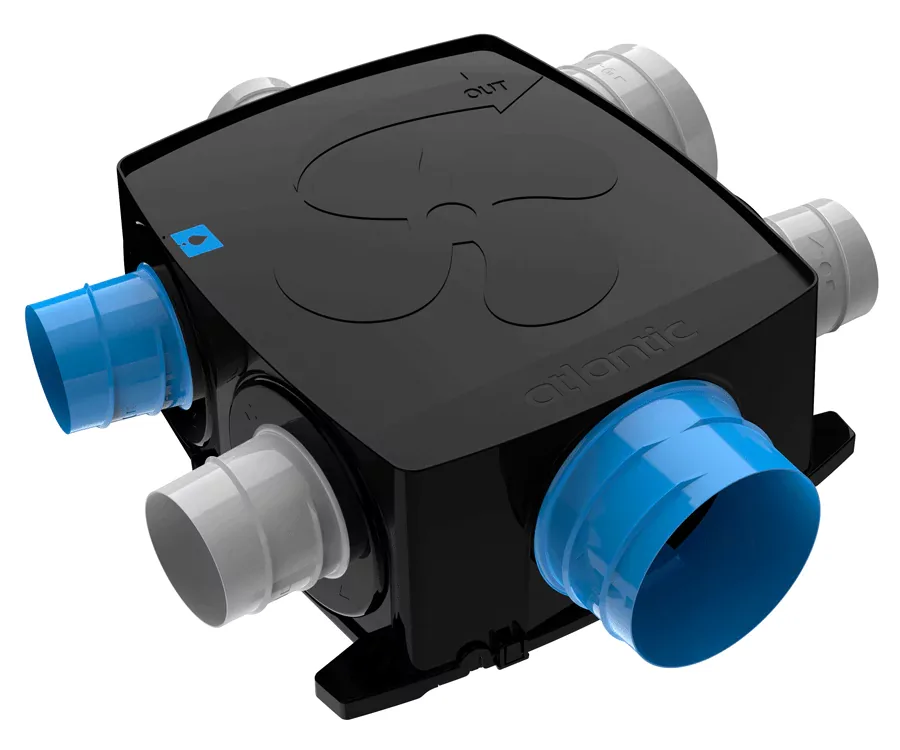 Caisson de VMC simple flux hygroréglable entretenu par Air75 VMC